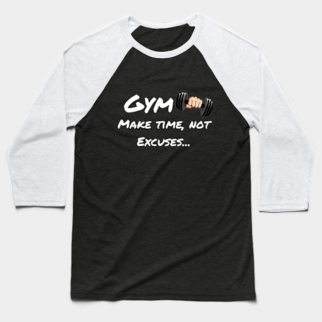 Gym Baseball T-Shirt by originalsyn